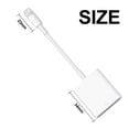 thumbnail image 1 of Lector de tarjetas SD, adaptador de lector de tarjetas de cámara de tarjeta micro SD, lector de tarjetas SD Lightning para iPhone, adaptador de tarjeta de memoria para fotografía, plug and, 1 of 7