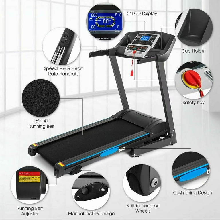 Skonyon 2.25 hp folding electric motorized treadmill sales