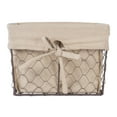 thumbnail image 3 of DII Modern Metal Medium Chicken Wire Basket in Natural (Set of 2), 3 of 9