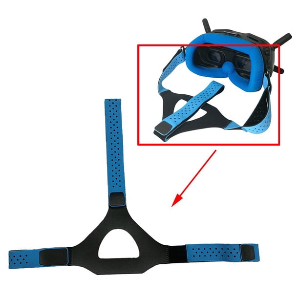 Suave Y Cómoda La Cabeza Cinturón para La Cabeza Reemplazo la adaptaciónción a Las Digitales Azul Hugo Correa para la cabeza con gafas digitales