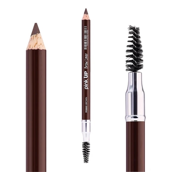 Lápiz Delineador de Cejas con Cepillo Pink Up Varios tonos chocolate