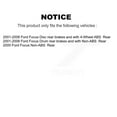 thumbnail image 2 of Kugel Rear Wheel Bearing Race Set 70-516007 for Car Ford Focus, 2 of 10