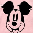 thumbnail image 3 of Disney - Mickey & Friends - Mickey Face Glitch - Toddler And Youth Girls Raglan Graphic T-Shirt, 3 of 5