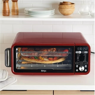Restored Ninja FT301 Dual Heat Air Fry Countertop 11-in-1 Convection  Toaster Oven with Extended Height, XL Capacity, Flip Up & Away Capability  for