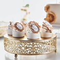 thumbnail image 3 of pitrice Dessert Cookies Cupcake Stand cheese pie Dining Display Serving Plate Gold stands cover table cupcake 20cm, 3 of 9