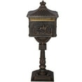 thumbnail image 4 of Yesurprise Vintage Cast Aluminum Mailbox Outside Locking Residential Mailboxes with Keys Outside Weatherproof Rustproof Security Post Mount Mail Box&nbsp;Heavy Duty Postal Box, 4 of 6