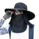 thumbnail image 5 of Sombrero Pesca Con Protección UV para El Ancha Hombres (gris Oscuro), 5 of 9