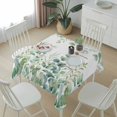 thumbnail image 6 of Sage Green Eucalyptus Table Cloth Waterproof Tablecloths, Farmhouse Botanical Leaves Tablecloth Dining Table Cover for Kitchen Party Tabletop Outdoor, Square Tablecloth 54x54 Inch, 6 of 9