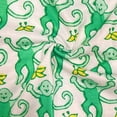 thumbnail image 5 of Conjunto de pijama Ammiko Y2K Monkey Beach de manga corta verde para mujer, 5 of 5
