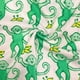thumbnail image 5 of Conjunto de pijama Ammiko Y2K Monkey Beach de manga corta verde para mujer, 5 of 5