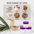 thumbnail image 5 of Beauticom 300 Pieces 30G/30ML(1 Oz) Round Clear Plastic Container Jars with Flat Top Lid - 300 Jars, 5 of 7