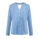 thumbnail image 4 of Chaqueta y abrigo informal sin mangas con capucha para mujer, de color liso, informal, con frente abierto, estilo fino, con botones y mangas largas, con capucha, abrigo informal para mujer, 4 of 5