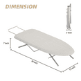 thumbnail image 2 of KK KINGRACK Foldable Ironing Board, Tabletop Small Iron Board with Iron Rest & Hanging Handle, Gray, 2 of 6