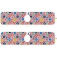 thumbnail image 2 of Colorful Snowflakes Pink Kitchen Sink Splash Guard 2 Packs Faucet Absorbent Mats Merry Christmas Winter Faucet Handle Drip Catcher Quickly Drying Mat for Kitchen Counter Bathroom, 14.9"x5.5", 2 of 7
