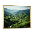 thumbnail image 2 of Designart "Majestic Vineyard Scenery I" Landscapes Floater Framed Canvas Art Print, 2 of 7