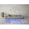 thumbnail image 3 of Ahgly Company Indoor Rectangle Abstract Blue Modern Area Rugs, 8' x 10', 3 of 4