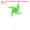 Green, variant on 25pcs Windmills for the Yard Garden 17 Inch x 11 Inch 4 Leaves, Light Blue