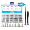 thumbnail image 5 of 1800Pcs Self Tapping Mini Electronic Screw Assortment Wood Screws Set M1-M1.7, 5 of 5