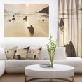 thumbnail image 1 of Sunrise over Rocky Sea Panorama - Art Moderne sur Toile, 1 of 3