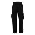 thumbnail image 5 of Caqnni Mens Casual Joggers Pants Stretch Waist Drawstring Cargo Pants Casual Sweatpants with Pockets (Black,XL), 5 of 7