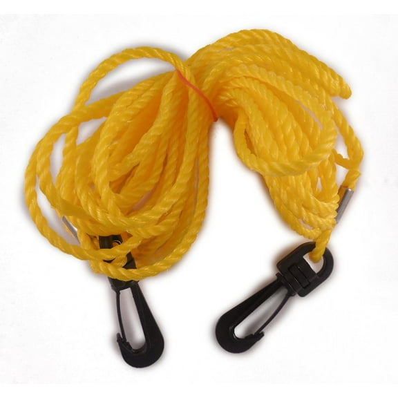 Marine Sports Float Line Clip 20 foot Yellow