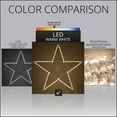 thumbnail image 5 of Kringle Traditions 48” Warm White LED Star Light, Fold-Flat Christmas Lighted Star, Outdoor, 5 of 8