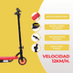 thumbnail image 3 of Scooter Patín Eléctrico Infantil Eco-Forte con Asiento 120w 12km/h Rojo Eco-Forte, 3 of 5