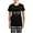 With Checker Pant, variant on CafePress - Bernertrans Pajamas - Women's Short Sleeve Print T-Shirt and Pants Dark Cotton Pajama Set