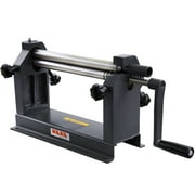 KAKA INDUSTRIAL Slip Roll Machine 12 inch x 22-Ga, Manual Sheet Metal Roller with Removable Rollers W01-1222