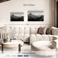 thumbnail image 4 of Elephant Stock Black And White Mountain Wall Art - Horizontal Canvas Wall Art - Living Room Wall Decor - Nature Canvas - Black And Gray Decor - 30" x 20", 4 of 8