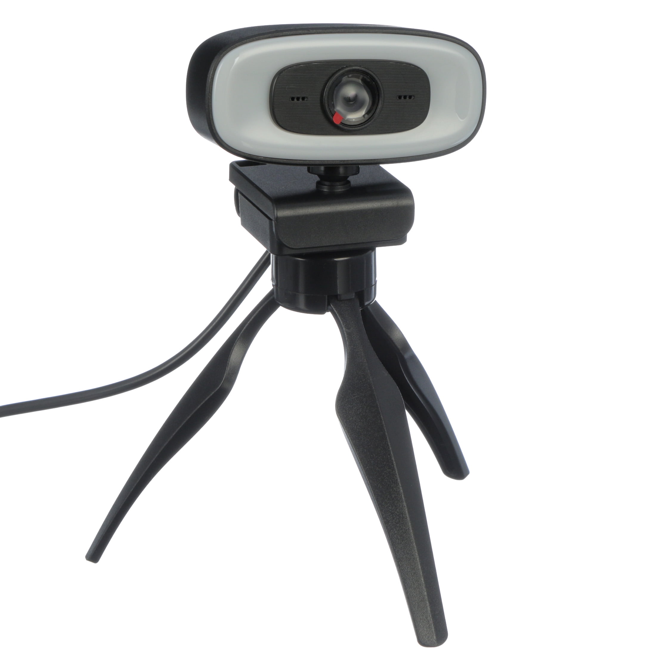 EMEET Bluetooth Headset Headphones W/Ring Light 1080P USB Webcam Web Camera  Set