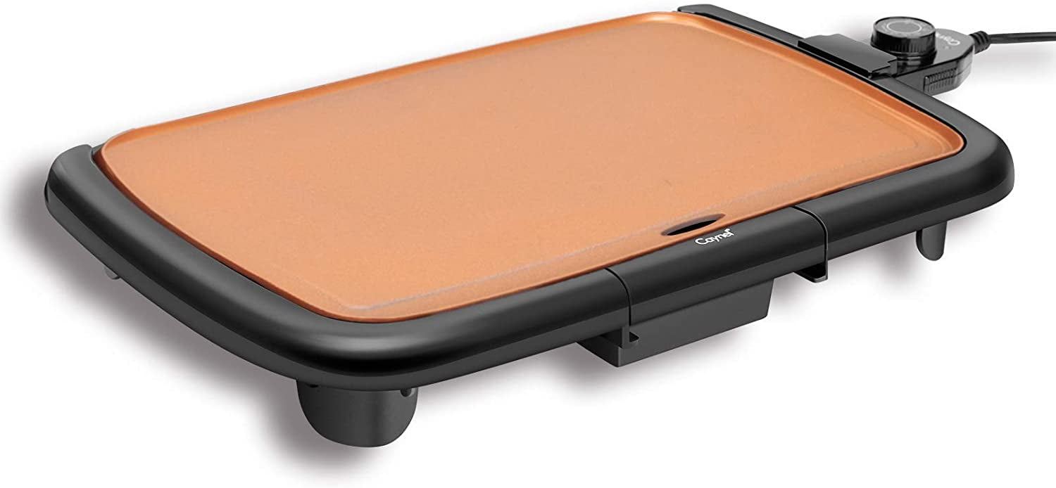 Caynel 16”x10” Professional Electric Griddle with Smokeless NonStick