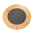 thumbnail image 3 of Almohadilla de aislamiento térmico Posavasos de té Decoración del hogar de madera Tapete de comedor antideslizante Resistente Redondo, 3 of 9