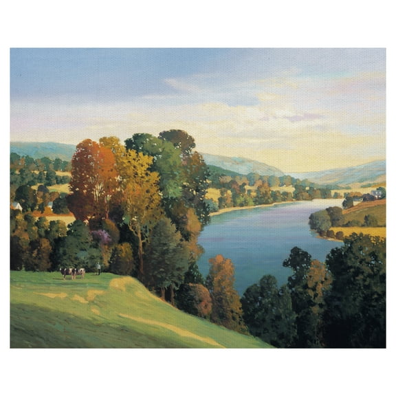 Fine Art Canvas Hill & Valley II Landscape by Max Hayslette Canvas Art Print