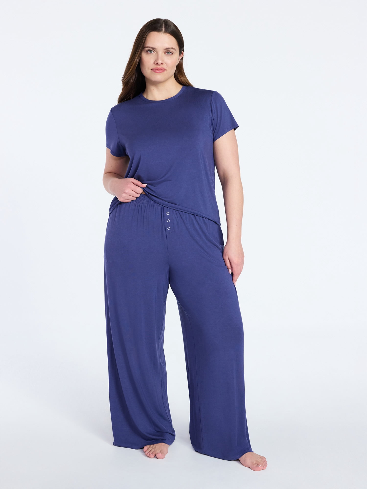 Joyspun Women’s Sleepwear Modal Pajama Long Pants, 30'' Inseam, Sizes S-3X