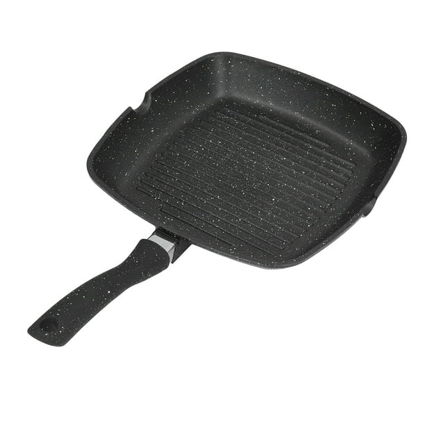 Nonstick Grill Pan, Healthy Less Oil Requirement Steak Bacon Pans For