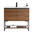thumbnail image 2 of Fine Fixtures  Urbania Collection Bathroom Vanity Walnut 36" Matte,N/A, 2 of 5