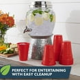 thumbnail image 3 of Hefty ECOSAVE Compostable Party Cups, Red, 18 oz., 16 Count, 3 of 6