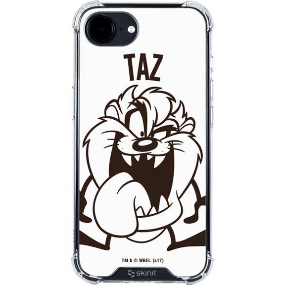 Skinit Looney Tunes Taz Big Head iPhone 16e Clear Case