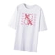 thumbnail image 5 of Camiseta de mujer con cuello redondo, ropa sencilla, manga corta para oficina, trabajo, compras Blanco Yuyangstore Camiseta para mujer, 5 of 8