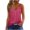 Pinks, variant on Women Sleeveless Shirts Clearance Women's Solid Color Button up Camisole Sleeveless V-Neck T-Shirt Slim Tops New Style B-2 White L