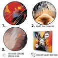 thumbnail image 3 of Designart "Hues In Pop Art Portrayal Of A Rabbit II" Animals Rabbit Floater Framed Canvas Prints, 3 of 5