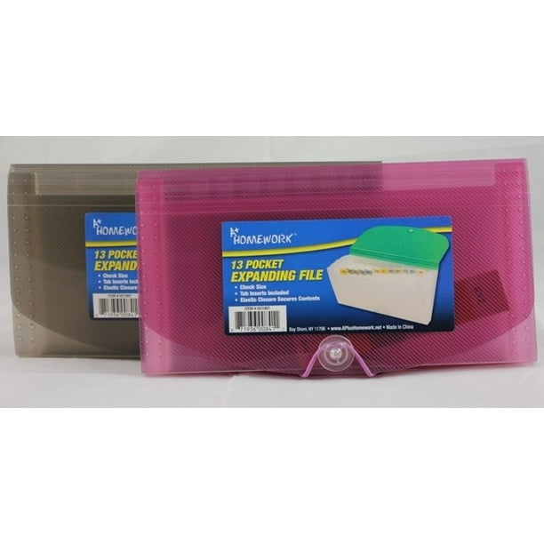 Expanding File 13 pocket Check Size Case Pack 24