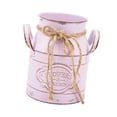 thumbnail image 4 of Maceta de flores estilo granja, ideal como jarra de leche para sala de estar, fiestas, hogar y oficina. Rosa, 4 of 8