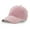 Pink, variant on Suede Baseball Cap, Unisex Faux Suede Leather Classic Adjustable Plain Hat Baseball Cap Grey