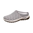 thumbnail image 2 of EKVAHL Women's Orthopedic Walking Mules, Grid Knit Mesh Backless Slip On Clogs, Cushioned Insole Wide Width Lightweight Daily Casual Beach Walking Sneakers Gray, 2 of 4