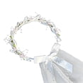 thumbnail image 5 of Elegant Wedding Headband for Bride Floral Themed Occasion Fashion Accessory Sleek White Hairpiece for Day, Red, 5 of 7