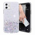 thumbnail image 3 of Dteck Glitter Case For iPhone 12 Pro / 12 6.1" for Women Girls - Bling Shiny Sparkling Girls Phone Case Protective Soft TPU Cover, Clear, 3 of 7
