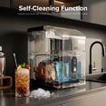 thumbnail image 6 of KISSAIR Nugget Ice Maker Countertop, 35lbs/24H with Self-Cleaning Function, Portable Sonic Ice Machine for Home/Office Stainless Steel,Sliver, 6 of 7