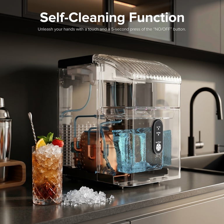 小型製氷機　Nugget Ice Maker KISSAIR Nugget Ice Maker, 35lbs/24H, Countertop Portable - Walmart.com